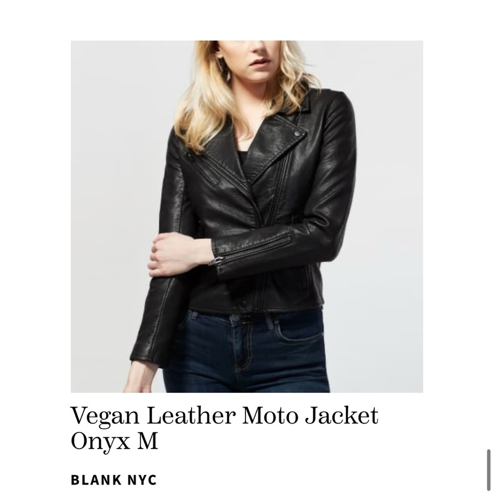 Vegan Leather Motorcycle Jacket
